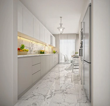 Готовые к заселению квартиры в жилом комплексе с фитнес-центром, рядом с ресторанами и магазинами, Эсеньюрт, Стамбул, Турция