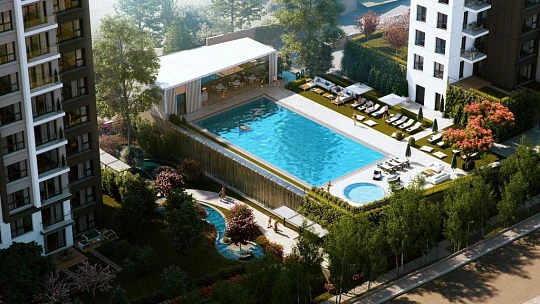 Квартиры с видом на море в новом жилом комплексе, район Малтепе, Стамбул, Турция