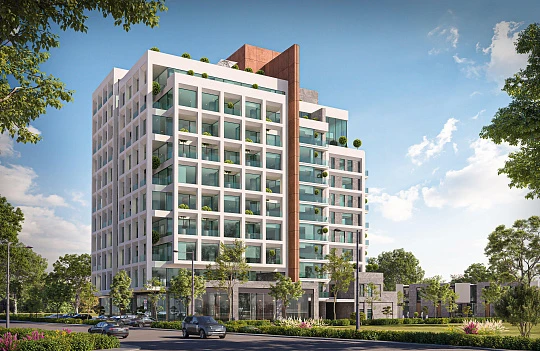 Апартаменты с балконами и террасами, с видом на реку, Кягытхане, Стамбул, Турция