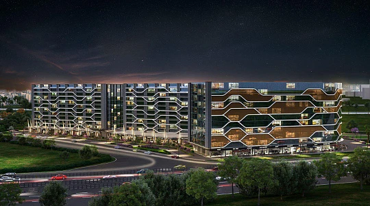 Жилой комплекс с видом на сад и парк, недалеко от торговых центров и университетов, Кючюкчекмедже, Стамбул, Турция