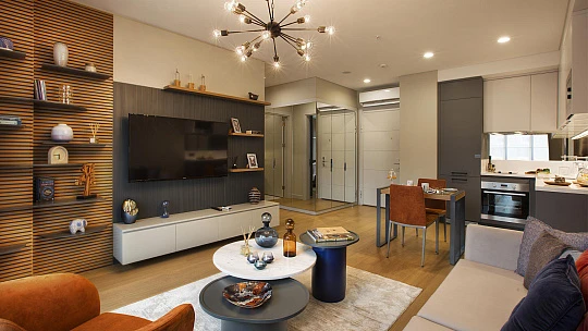 Современная комфортабельная резиденция с бассейнами и спортивными площадками, Стамбул, Турция