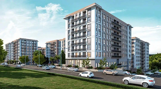 Новая резиденция с бассейнами и зелеными зонами в престижном районе, Стамбул, Турция