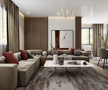 Новая охраняемая резиденция с садом, Стамбул, Турция