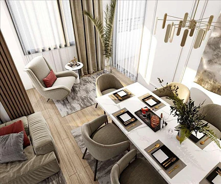 Новая охраняемая резиденция с садом, Стамбул, Турция