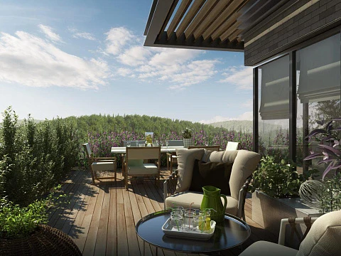 Современный жилой комплекс у леса, в самом зеленом районе города, Стамбул, Турция