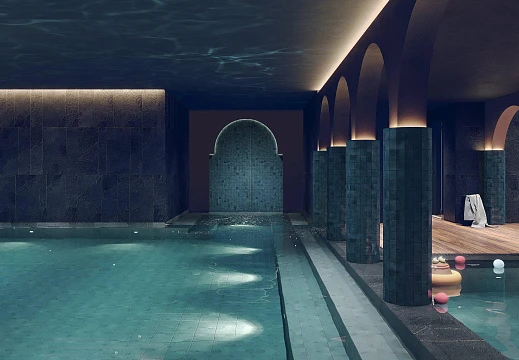 Элитная резиденция с бассейнами и спа-центром, район Бахчелиэвлер, Стамбул, Турция