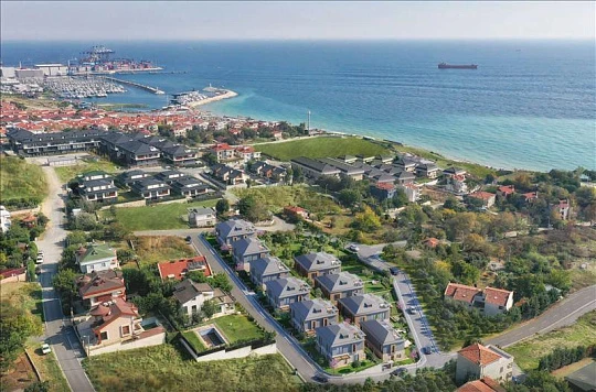 Новый комплекс вилл с бассейном и спортивным клубом, Стамбул, Турция