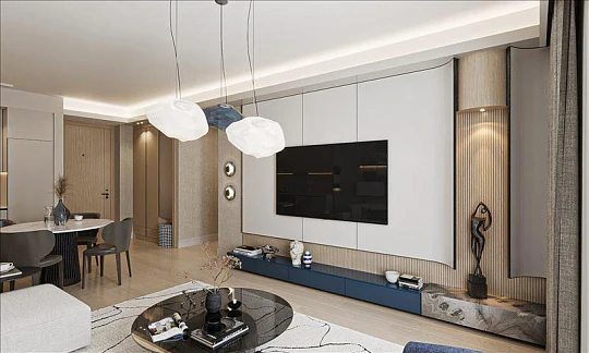 Новая резиденция с бассейном и зеленой зоной рядом со станцией метро, Стамбул, Турция