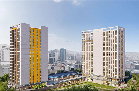 Элитная современная резиденция с бассейном и конференц-залом, в престижном деловом районе, Стамбул, Турция