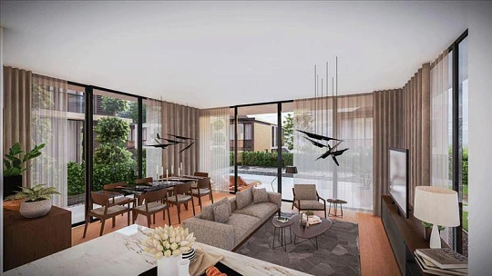 Новый комплекс вилл с бассейнами и живописным видом, Шиле Стамбул, Турция