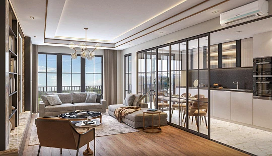 Новый жилой комплекс рядом со станцией метробуса и торговыми центрами, Стамбул, Турция