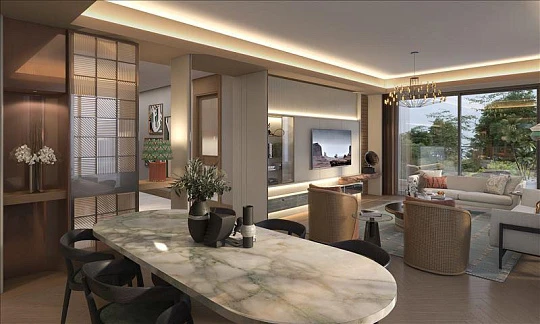 Новая резиденция с бассейном и зеленой зоной рядом со станцией метро, Стамбул, Турция