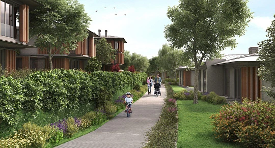 Виллы с бассейнами и спортивным клубом, с видом на лес и Черное море, Рива, Бейкоз, Стамбул, Турция