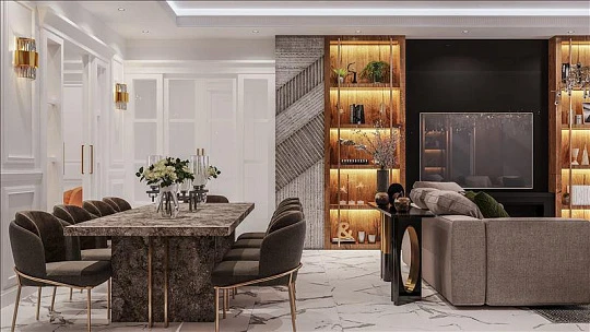 Новая резиденция с бассейном рядом с автомагистралью, Стамбул, Турция