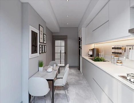 Новая резиденция с круглосуточной охраной и зеленой зоной рядом с пляжем и станцией метро, Стамбул, Турция