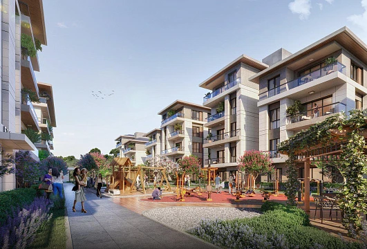 Новая резиденция с садом, бассейном и фитнес-центром недалеко от центра города и аэропорта, Стамбул, Турция