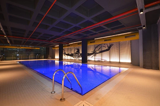 Новые студии, квартиры и дуплексы под аренду в большой резиденции с бизнес-центром, Кягытхане, Стамбул, Турция