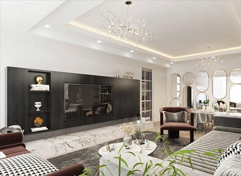 Новая резиденция с бассейном и круглосуточной охраной, Стамбул, Турция