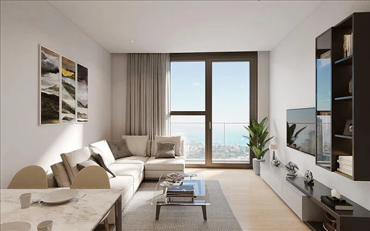 Высотная резиденция с бассейном и рабочими зонами в центре Стамбула, Турция