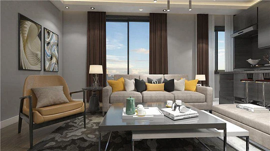 Новая качественная резиденция с художественной галереей в самом центре Стамбула, Турция