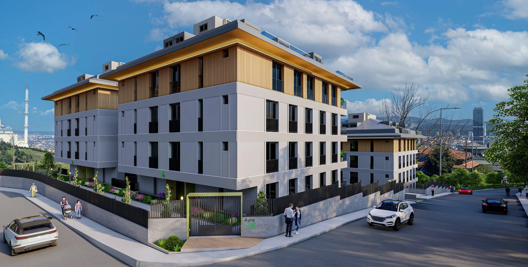 Жилой комплекс с панорамным видом на город в экологически чистом районе, Ускюдар, Стамбул, Турция