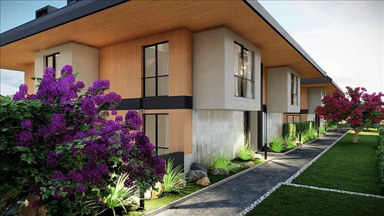 Новая малоэтажная резиденция с бассейнами, Стамбул, Турция