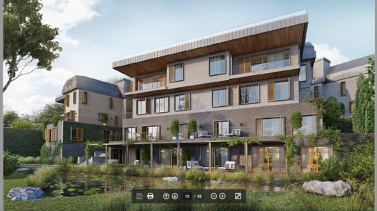 Жилой комплекс с бассейном, садом, небольшими озерами, в тихом районе, Ускюдар, Стамбул, Турция