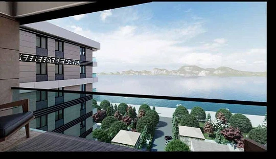 Резиденция с зеленой зоной рядом с побережьем, в центре Стамбула, Турция