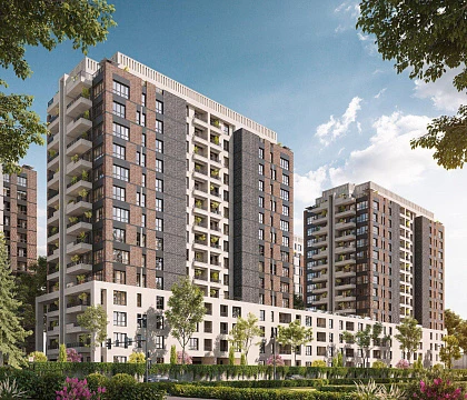 Новая резиденция с бассейнами и ресторанами рядом с автомагистралью Е-5, недалеко от пляжа, Стамбул, Турция