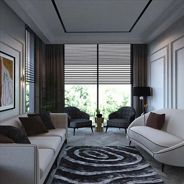 Новая резиденция с бассейном, зеленой зоной и зонами отдыха рядом с аэропортом и побережьем, Стамбул, Турция