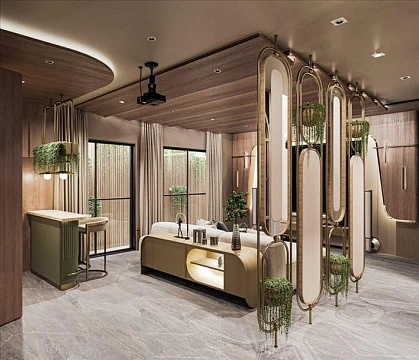 Новый комплекс вилл с бассейнами и бизнес-центром в пригороде Стамбула, Турция