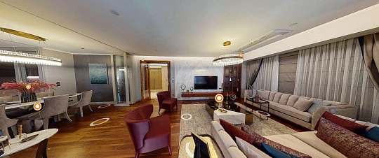 Апартаменты с панорамным видом в новой резиденции со спа-зоной и бассейнами, недалеко от моря, Стамбул, Турция