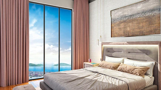 Новые квартиры в резиденции с бассейном и спортивными площадками, Стамбул, Турция