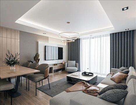 Новая резиденция с зеленой зоной и тренажерным залом, Стамбул, Турция