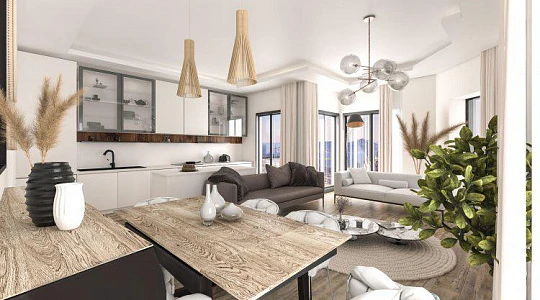 Современная комфортабельная резиденция с двумя бассейнами и детским садом, Стамбул, Турция