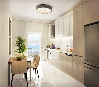 Новая резиденция с бассейном и детским садом недалеко от моря, Стамбул, Турция