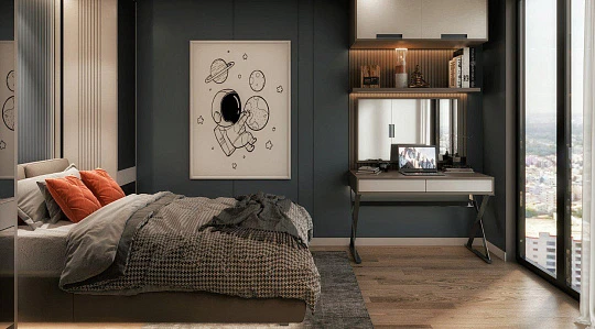 Новая резиденция с зеленой зоной, бассейном и детским клубом, Стамбул, Турция