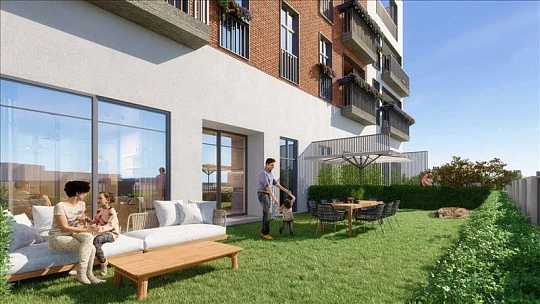 Новая резиденция с торговым центром и зелеными зонами недалеко от пляжа и автомагистрали, Стамбул, Турция