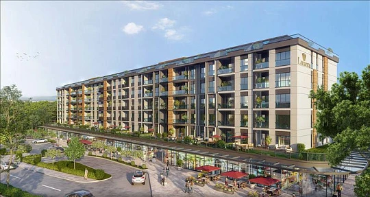 Новая резиденция с бассейнами рядом с аэропортом и автомагистралью, Стамбул, Турция