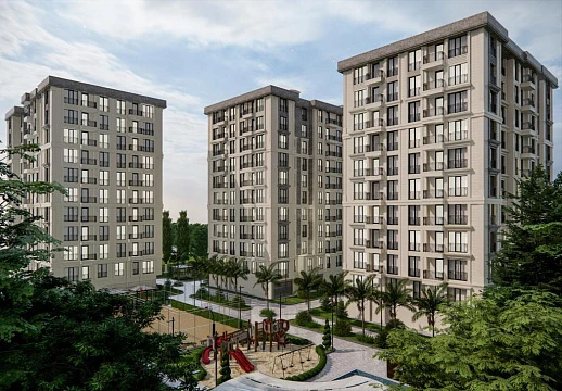 Жилой комплекс с развитой инфраструктурой и зелёным ландшафтом, в центре города, Эюпсултан, Стамбул, Турция