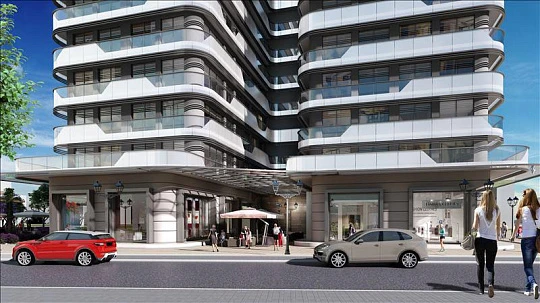 Резиденция с круглосуточной охраной рядом с автомагистралью и всей необходимой инфраструктурой, Стамбул, Турция