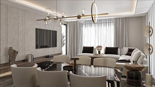 Новая резиденция с бассейнами, зонами отдыха и детским садом, Стамбул, Турция